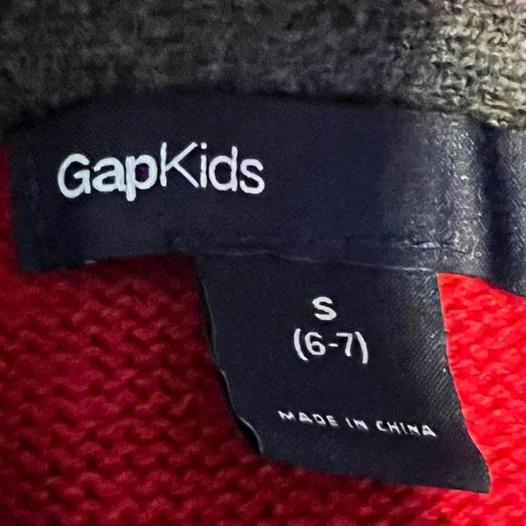 GAP boys v neck sweater red - Picture 2 of 3